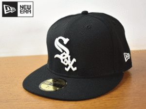 1円スタート!【未使用品】(7-1/4 - 57.7cm) 59FIFTY NEW ERA MLB CHICAGO WHITE SOX ホワイトソックス ニューエラ キャップ 帽子 K132