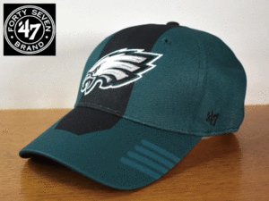 1円スタート!【未使用品】(OSFA - 56cm-59cm) 47 BRAND NFL PHILADELPHIA EAGLES イーグルス キャップ 帽子 K242