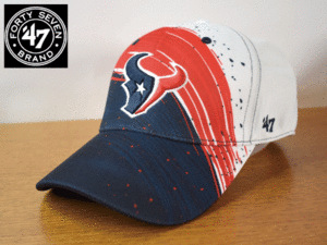 1円スタート!【未使用品】(OSFA - 56cm-59cm) 47 BRAND NFL HOUSTON TEXANS テキサンズ キャップ 帽子 K235