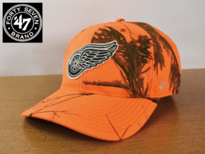 1 jpy start![ unused goods ]( free size ) 47 BRAND NHL DETROIT RED WINGSte Toro ito Red Wing s cap hat K230
