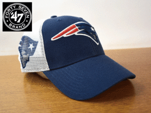 1円スタート!【未使用品】(フリーサイズ) 47 BRAND NFL NEW ENGLAND PATRIOTS ペイトリオッツ キャップ 帽子 K286