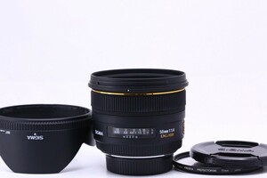 【極上品】シグマ SIGMA 50mm F1.4 EX DG HSM Nikon ニコン #12847