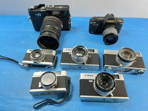 5-18 フィルムカメラ 一眼　Canon Konicaなど