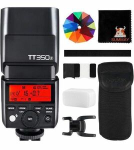 GODOX TT350F 富士フイルム用 クリップオンストロボ【中古】