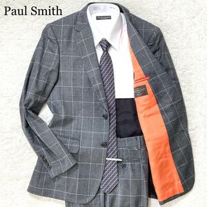 【現行☆極美品】Paul Smith スーツ グレー カノニコ ウィンドウペン