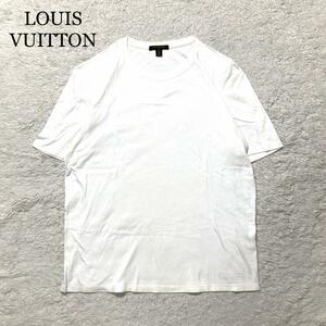 【美品】LOUIS VUITTON Tシャツ ホワイト ワンポイント XL