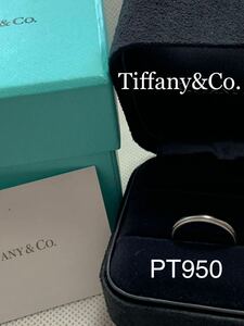 Tiffany PT950 指輪　ティファニー　リング　アクセサリー　箱　ケース付き　49 