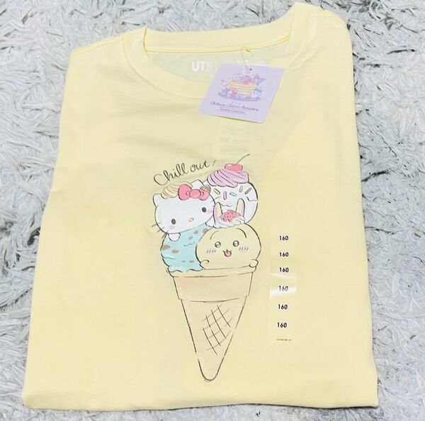 ユニクロ　ちいかわ×サンリオ　コラボTシャツ　KIDS 