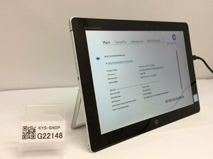 ジャンク/ HP HP Elite x2 1012 G1 Tablet Intel Core m3-6Y30 メモリ4.1GB SSD128.03GB 【G22148】