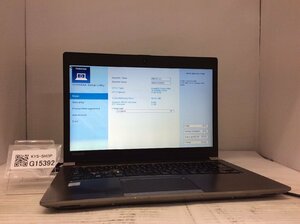 ジャンク/ TOSHIBA dynabook R63/F PR63FBA4447AD11 Intel Core i5-6300U メモリ8.19GB ストレージ無し 【G15392】