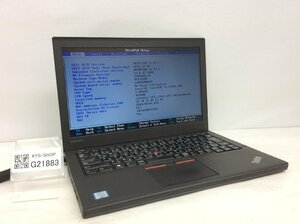 ジャンク/ LENOVO 20F5A0DJJP ThinkPad X260 Intel Core i5-6300U メモリ4.1GB ストレージ無し 【G21883】