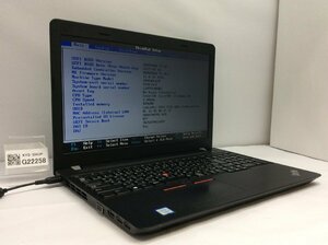 ジャンク/ LENOVO 20H6A0CKJP ThinkPad E570 Intel Core i3-6006U メモリ4.1GB HDD500.1GB 【G22258】