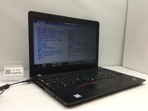 ジャンク/ LENOVO 20H6A0CKJP ThinkPad E570 Intel Core i3-6006U メモリ4.1GB HDD500.1GB 【G22253】