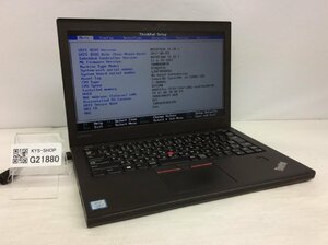 ジャンク/ LENOVO 20HMA0RMJP ThinkPad X270 Intel Core i5-7200U メモリ8.19GB SSD128.03GB 【G21880】