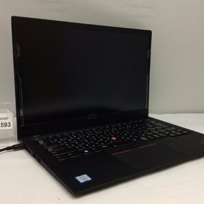 ジャンク/ LENOVO 20KGS5KF00 ThinkPad X1 Carbon 6th Intel Core i5-8350U メモリ8.19GB SSD128.03GB 【G22593】の画像1