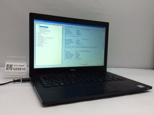 ジャンク/ Dell Latitude 7280 Intel Core i5-6200U メモリ8.19GB SSD256.06GB 【G22610】