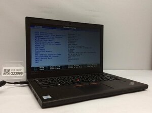ジャンク/ LENOVO 20HN0010JP ThinkPad X270 Intel Core i3-7100U メモリ4.1GB HDD500.1GB 【G23066】
