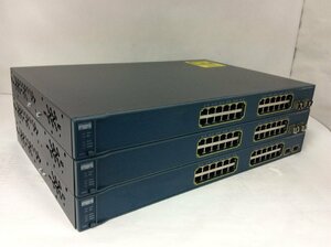 ３台セット 初期化済み CISCO/シスコ Catalyst 3560 series WS-C3560-24TS-E 搭載OS Version 12.2(46)SE（1台）/ 12.2(25)SEE4（2台）