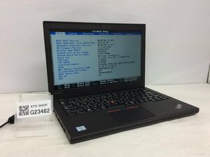ジャンク/ LENOVO 20F5A1TUJP ThinkPad X260 Intel Core i7-6600U メモリ16.38GB SSD256.06GB 【G23482】