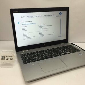 ジャンク/ HP ProBook 650 G4 Intel Core i5-7200U メモリ8.19GB HDD500.1GB 【G21901】の画像1