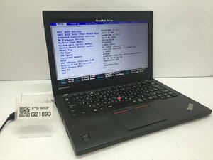 ジャンク/ LENOVO 20CLA33XJP ThinkPad X250 Intel Core i5-5300U メモリ4.1GB ストレージ無し 【G21893】