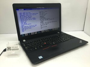 ジャンク/ LENOVO 20H6A0CKJP ThinkPad E570 Intel Core i3-6006U メモリ4.1GB HDD500.1GB 【G22222】