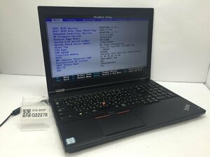 ジャンク/ LENOVO 20F1002NJP ThinkPad L560 Intel Core i3-6100U メモリ4.1GB HDD500.1GB 【G22278】