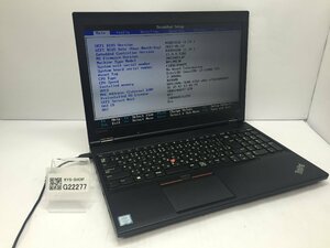 ジャンク/ LENOVO 20F2A051JP ThinkPad L560 Intel Core i3-6100U メモリ4.1GB HDD500.1GB 【G22277】
