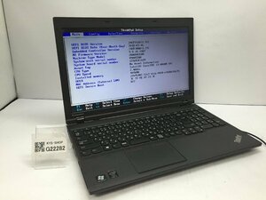 ジャンク/ LENOVO 20AUS02600 ThinkPad L540 Intel Core i3-4000M メモリ4.1GB HDD500.1GB 【G22282】