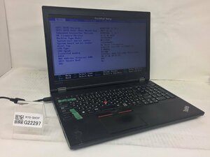 ジャンク/ LENOVO 20J9S29X00 ThinkPad L570 Intel Core i3-7100U メモリ8.19GB HDD500.1GB 【G22297】