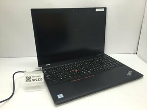 ジャンク/ LENOVO 20LAS2DS00 ThinkPad T580 Intel Core i5-8250U メモリ16.38GB ストレージ無し 【G22335】