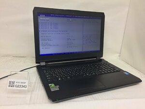 ジャンク/ MouseComputer P650SE Intel Core i7-4720HQ メモリ4.1GB ストレージ無し 【G22343】