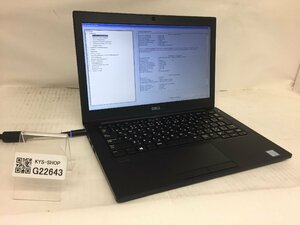 ジャンク/ Dell Latitude 7280 Intel Core i5-6200U メモリ8.19GB ストレージ無し 【G22643】