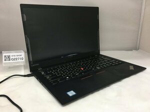 ジャンク/ LENOVO 20K3S0J800 ThinkPad X1C 5th W10DG Intel Core i5-6300U メモリ8.19GB SSD128.03GB 【G22710】