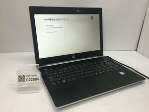 ジャンク/ HP ProBook 430 G5 Corei5-8世代 メモリ8GB ストレージ無し 【G22684】