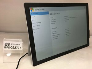 ジャンク/ Microsoft Surface Pro Intel Core i5-7300U メモリ8.19GB NVME256.06GB 【G22727】