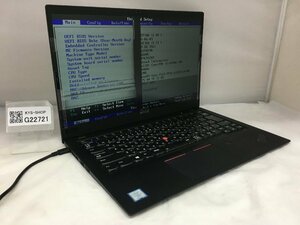 ジャンク/ LENOVO 20KGS5KF00 ThinkPad X1 Carbon 6th Intel Core i5-8350U メモリ8.19GB SSD128.03GB 【G22721】
