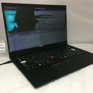 ジャンク/ LENOVO 20KGS5KF00 ThinkPad X1 Carbon 6th Intel Core i5-8350U メモリ8.19GB SSD128.03GB 【G22716】の画像1