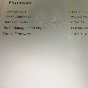 ジャンク/ Microsoft Surface Pro Intel Core i5-7300U メモリ8.19GB NVME256.06GB 【G22725】の画像9