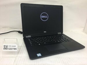 ジャンク/ Dell Latitude E7270 Corei5-6世代 メモリ8GB ストレージ無し 【G22795】