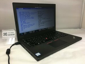 ジャンク/ LENOVO 20HMS0WV00 ThinkPad X270 Intel Core i5-7200U メモリ8.19GB ストレージ無し 【G23235】