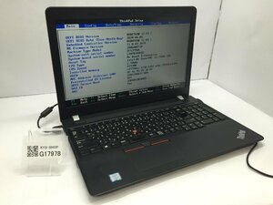 LENOVO 20H6A0E7JP ThinkPad E570 Intel Core i5-7200U メモリ8.19GB ストレージ無し OS無し【G17978】