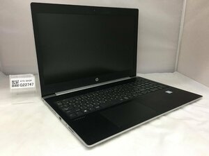 ジャンク/ HP HP ProBook 450 G5 Corei5-8世代 メモリ4GB ストレージ無し 【G22747】