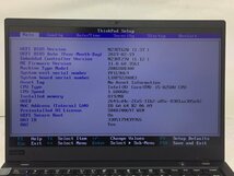 ジャンク/ LENOVO 20KGS0B300 ThinkPad X1 Carbon 6th Intel Core i5-8250U メモリ8.19GB SSD128.03GB 【G22818】_画像7