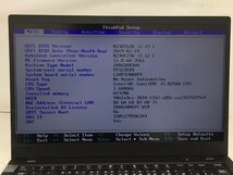 ジャンク/ LENOVO 20KGS0B300 ThinkPad X1 Carbon 6th Intel Core i5-8250U メモリ8.19GB SSD128.03GB 【G22817】_画像7