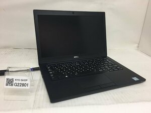 ジャンク/ Dell Latitude 7280 Corei5-6世代 メモリ8GB ストレージ無し 【G22801】