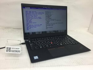 ジャンク/ LENOVO 20KGS0B300 ThinkPad X1 Carbon 6th Intel Core i5-8250U メモリ8.19GB SSD128.03GB 【G22820】