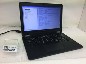 ジャンク/ Dell Latitude E7270 Intel Core i5-6200U メモリ8.19GB SSD256.06GB 【G22851】