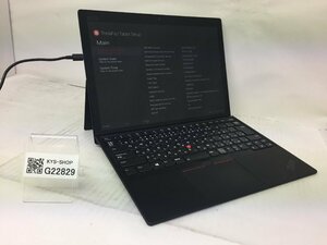 ジャンク/ LENOVO 20KJ0015JP ThinkPad X1 Tablet Gen 3 Intel Core i5-8250U メモリ8.19GB NVME256.06GB 【G22829】