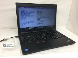 ジャンク/ LENOVO 20JQ000TJP ThinkPad L570 W10DG Intel Celeron 3955U メモリ4.1GB HDD500.1GB 【G23003】